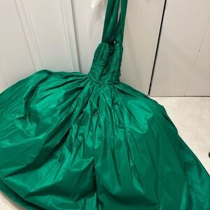 Rare ‼️‼️VINTAGED Carolyne Roehm green evening dress 4